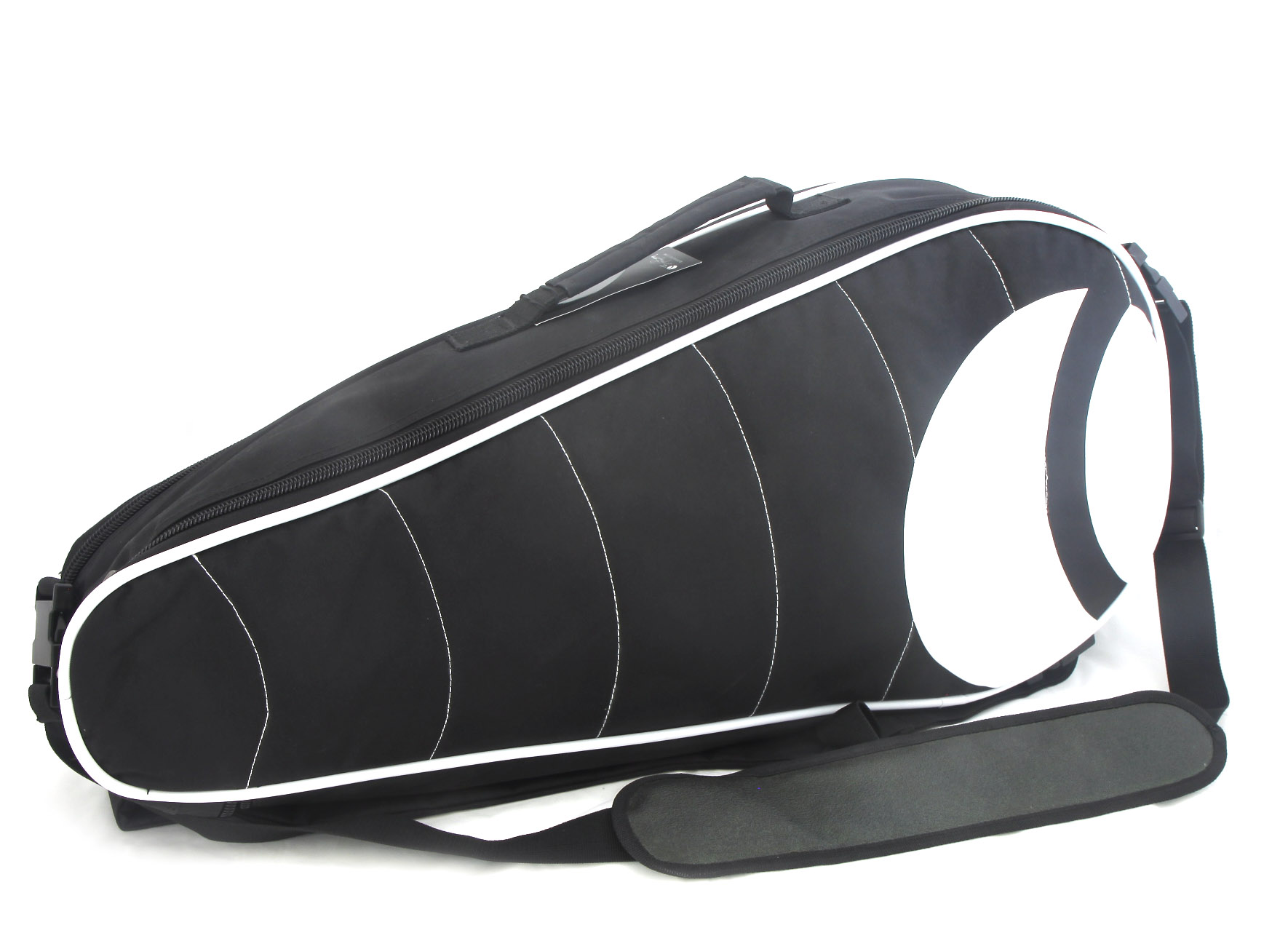 Pánská tenisová taška černo bílá - Bjorn Borg BV94001 černá
