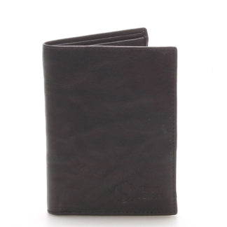 Kvalitní kožená černá peněženka - Sendi Design 45 černá