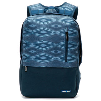 Módní cestovní modrý batoh - Travel plus 0117 modrá