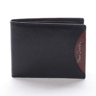 Pánská kožená peněženka černá - Pierre Cardin Ludmar Rosso černá