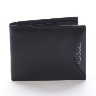 Pánská kožená peněženka černá - Pierre Cardin Ludmar Blue černá