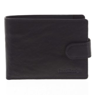 Pánská kožená peněženka černá - SendiDesign Mheo černá
