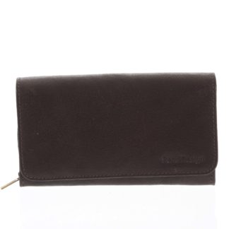 Dámská kožená peněženka tmavě hnědá - SendiDesign Really hnědá