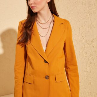 Trendyol oranžové dámské sako