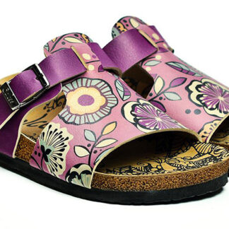 Calceo fialové pantofle Casual Slippers Purple