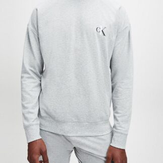 Calvin Klein šedá pánská mikina L/S Sweatshirt