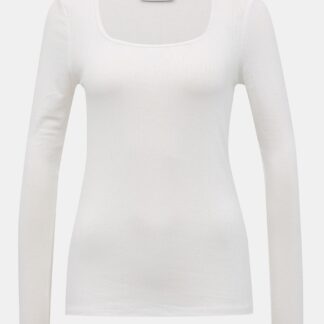 Bílé basic tričko VILA Suloma