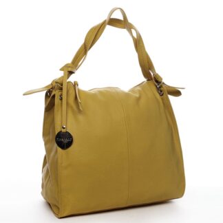 Dámská kabelka přes rameno žlutá - DIANA & CO Franczeska žlutá