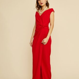ZOOT červené maxi šaty Lydia