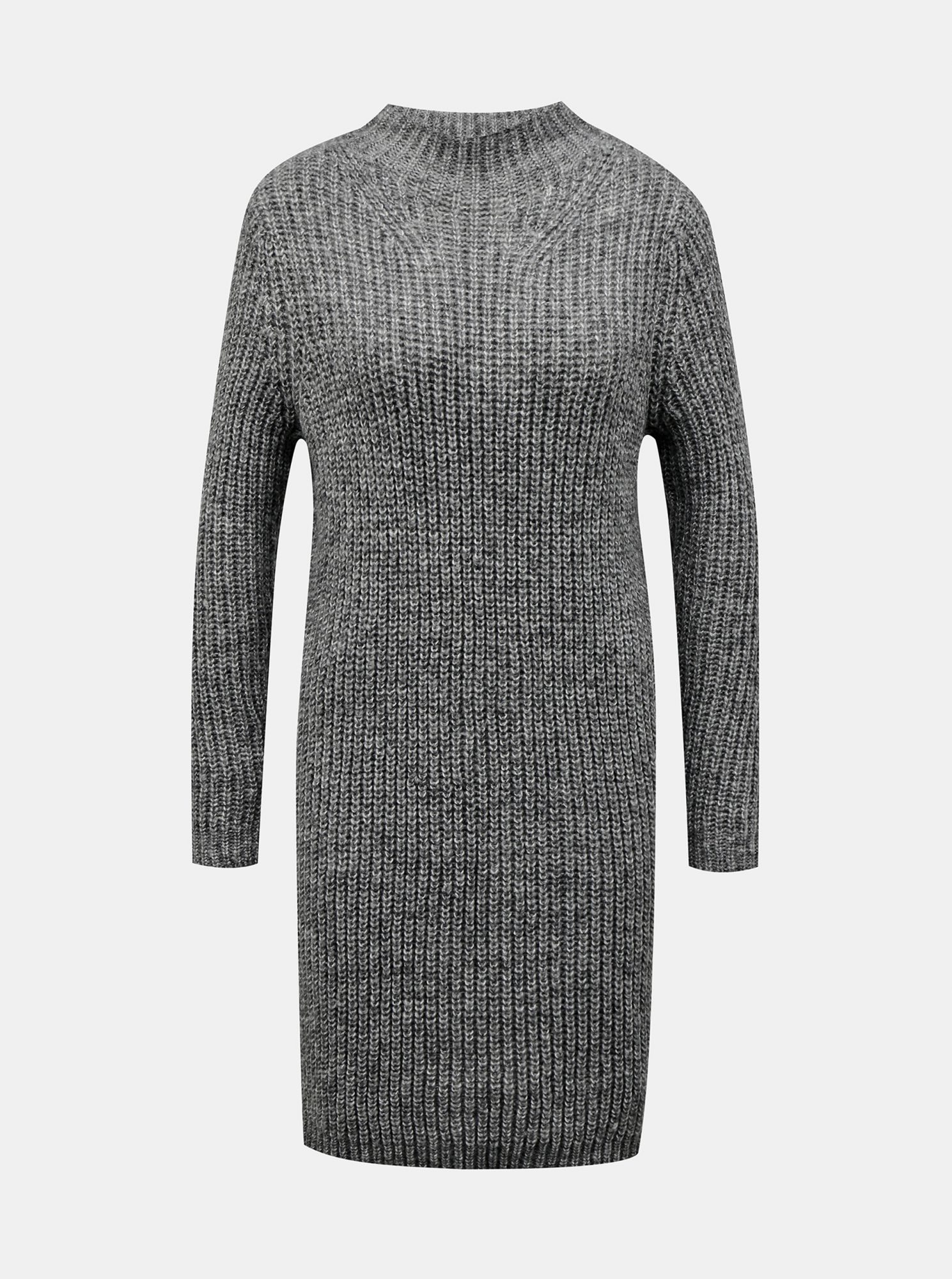 Jacqueline de Yong šedé svetrové šaty