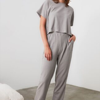 Trendyol šedé dámské pyžamo