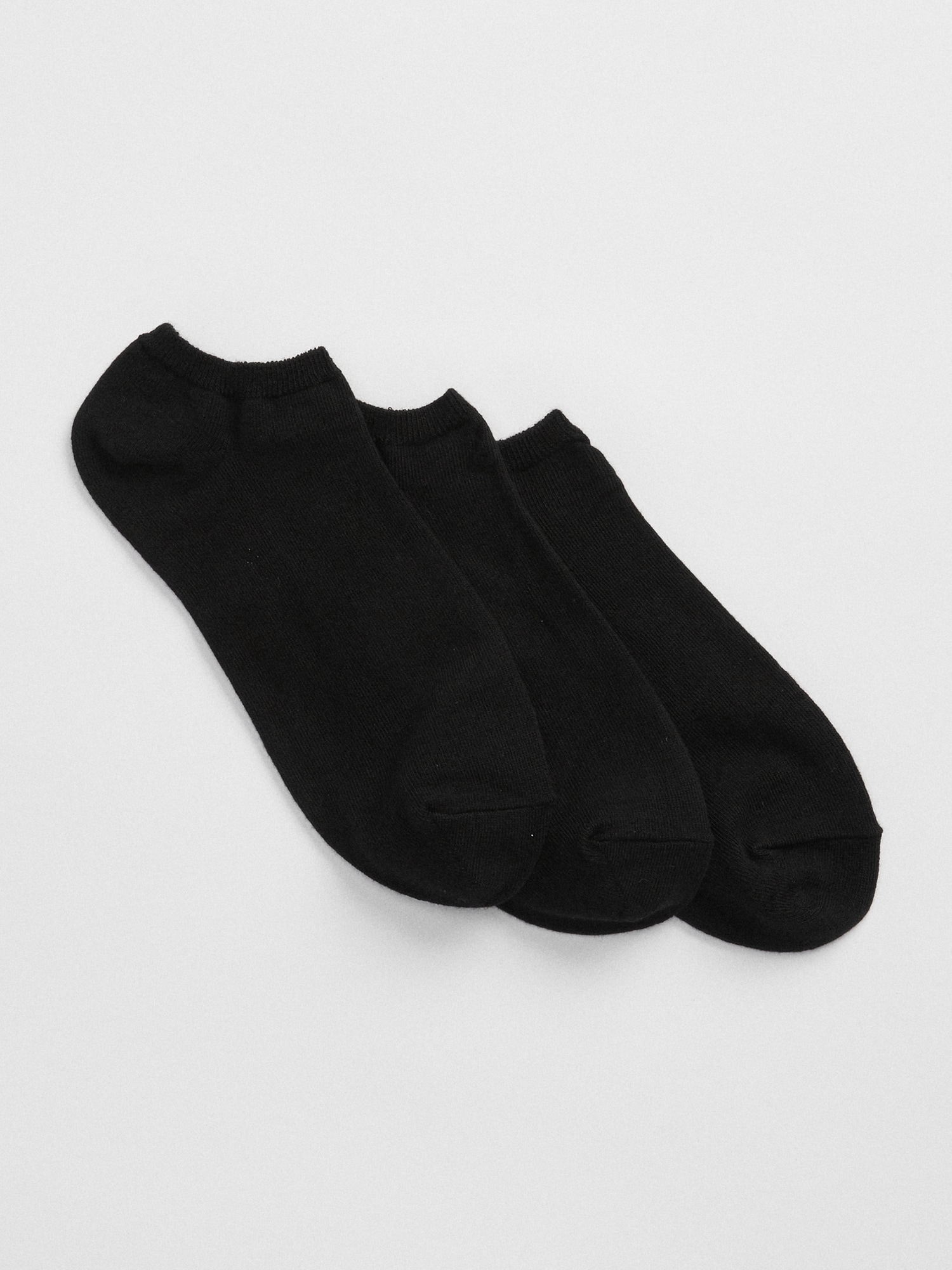 GAP černý 3 pack dámských ponožek