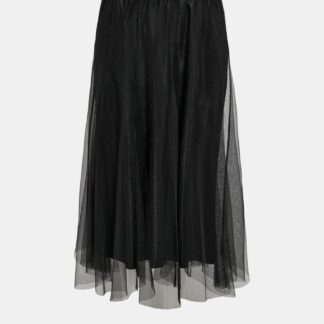 Jacqueline de Yong černá tylová midi sukně