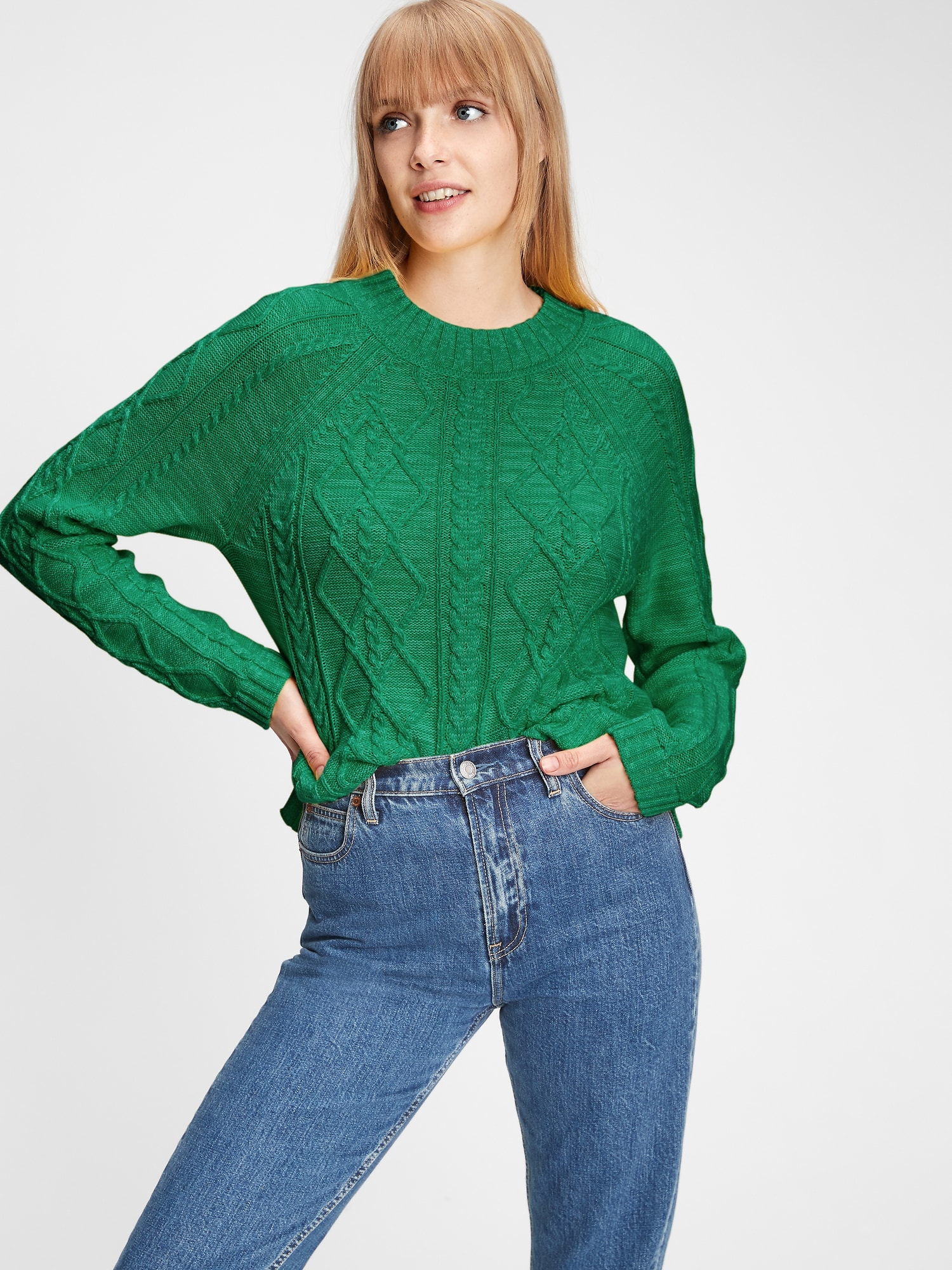 GAP zelený dámský svetr