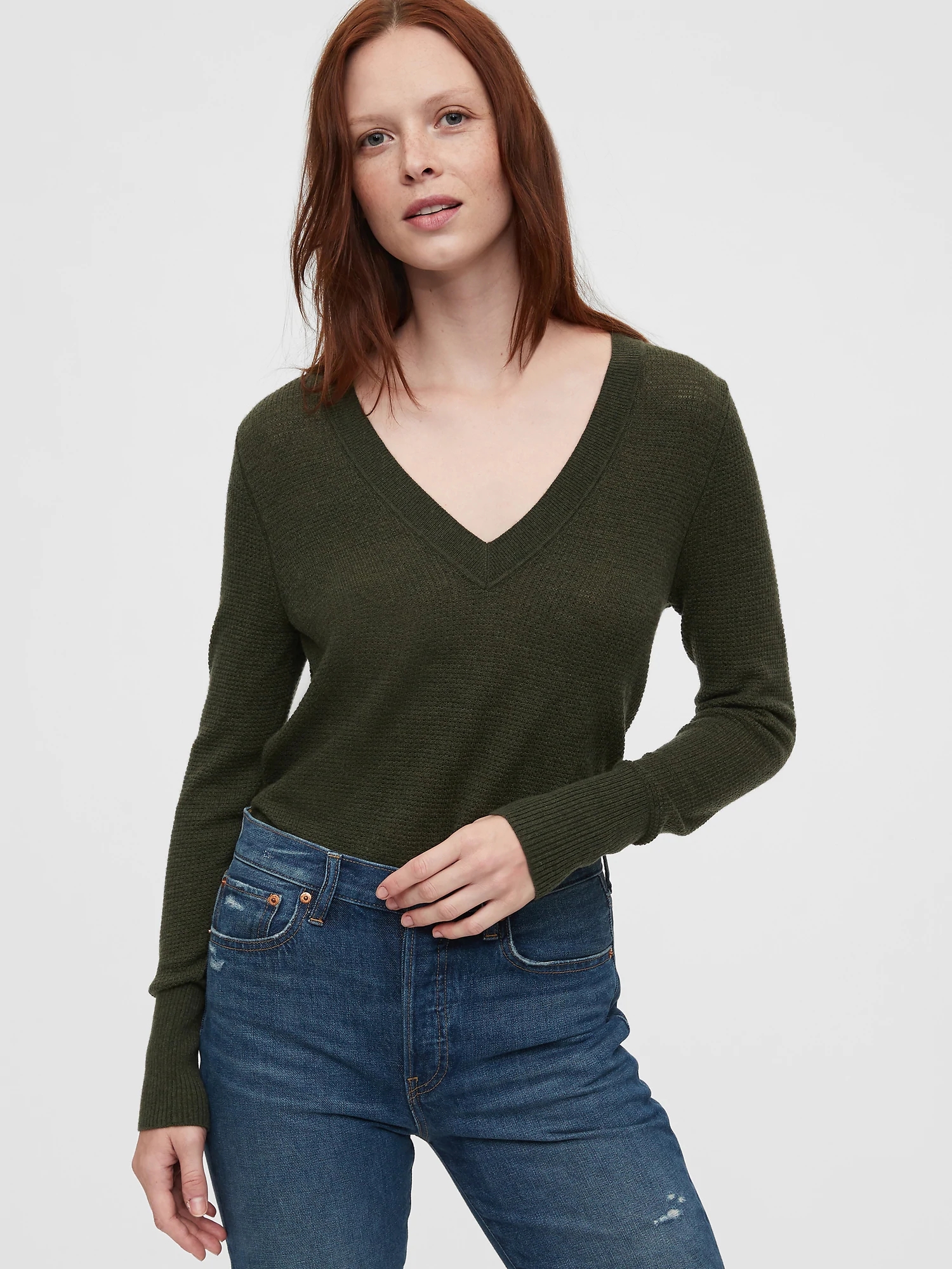 GAP zelený dámský svetr
