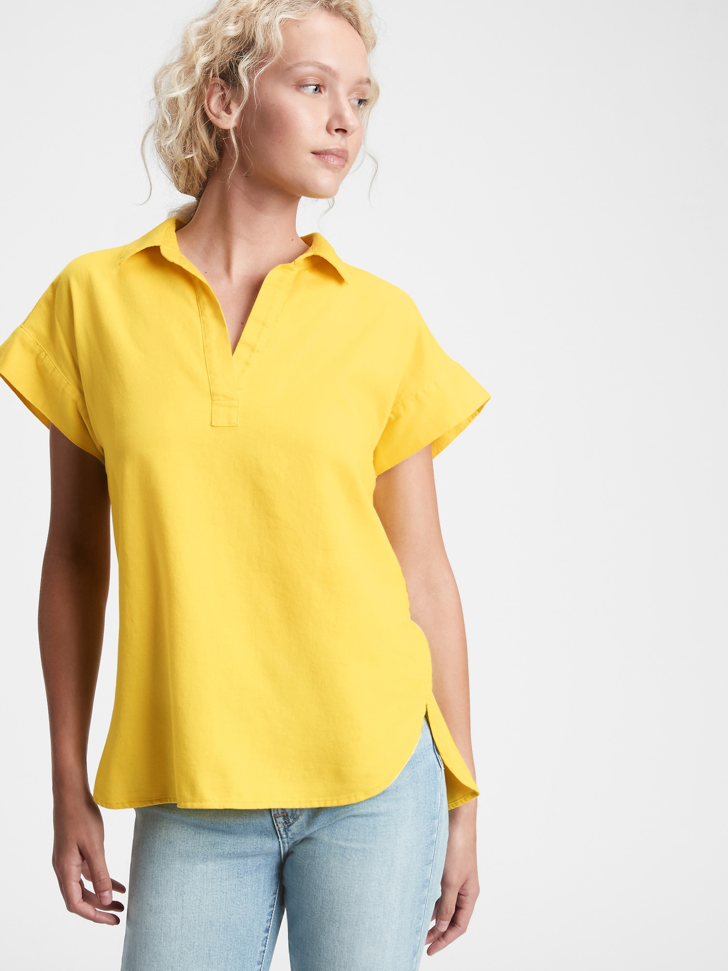 GAP žluté dámské tričko