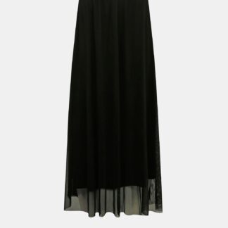 Jacqueline de Yong černá maxi sukně Dixie
