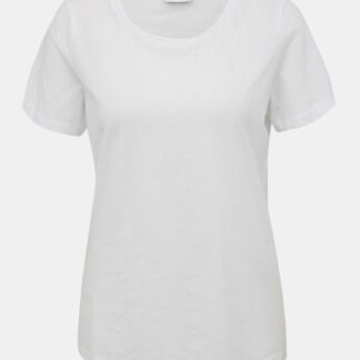 Bílé basic tričko VILA Sus