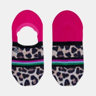 Černo-růžové dámské nízké ponožky XPOOOS