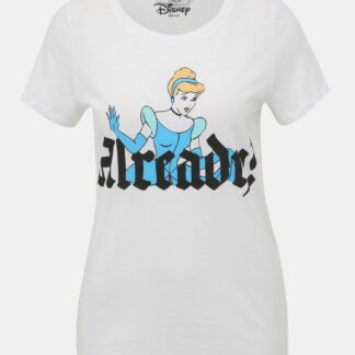 Bílé tričko s potiskem ONLY Disney Princess
