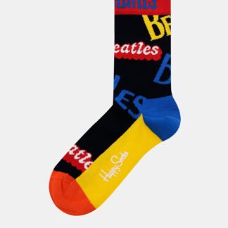 Žluto-černé ponožky Happy Socks Beatles In The Name Of Sock