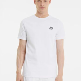 Puma bílé pánské tričko s logem