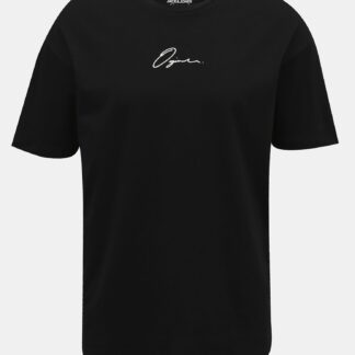 Jack & Jones černé pánské tričko