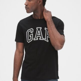 GAP černé pánské tričko s logem