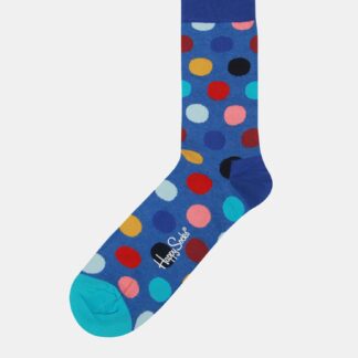 Modré puntíkované ponožky Happy Socks Big Dot