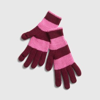 GAP růžové dámské rukavice