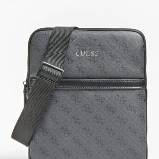 Guess tmavě šedá pánská taška Vezzola 4G logo