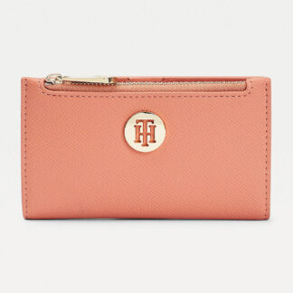 Tommy Hilfiger pudrově růžová peněženka Honey Slim Wallet Clay Pink